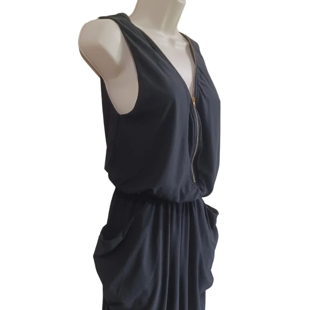 Forever21 Sexy Gild Zipper & Black Jumper Romper Size S - Picture 9 of 12
